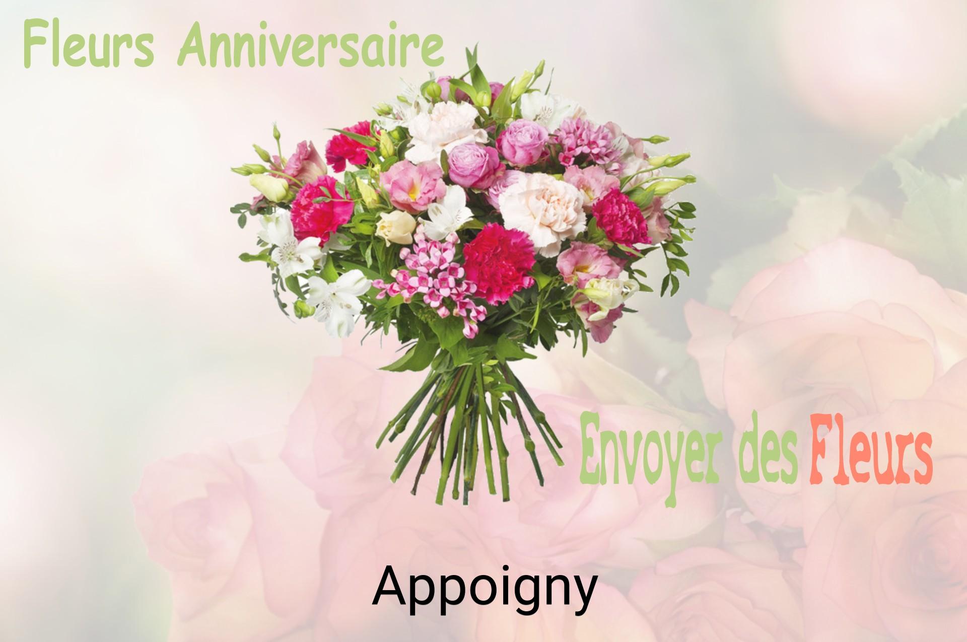 Bouquet de fleurs d’anniversaire livré à Appoigny